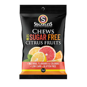Lollies: Citrus Fruits Chews 70g - Buy in Bulk and SAVE!
