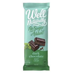 Chocolate Carob: Mint Crisp Dark Chocolate 90g