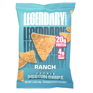 New In My Sugar Free: CLEARANCE - Ranch | Popped Protein Chips - x1 Packet