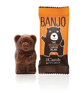 Chocolate Carob: Banjo the Orange Carob Bear 15g