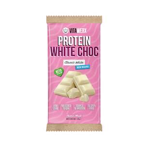 Chocolate Carob: Protein White Choc Bar 100g