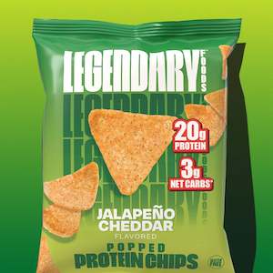 Keto: Jalapeno Cheddar | Popped Protein Chips- 1x packet