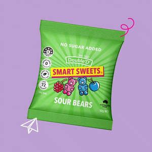 Lollies: Smart Sweets Sour Bears 50g