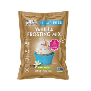 Baking: Sugar Free Vanilla Frosting Mix 49g