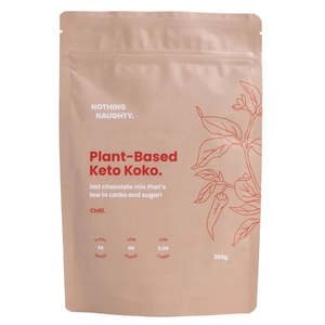 Chocolate Carob: Plant-Based Keto Koko Chilli Hot Chocolate 300g