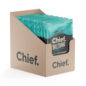 48+: $3.79: ORGANIC GRASS-FED BILTONG (12 x 30g bags)