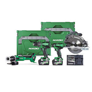 Hikoki: HiKOKI 36V/18V Multi Volt Brushless 4-Tool Kit - KC36184DA(GRZ)