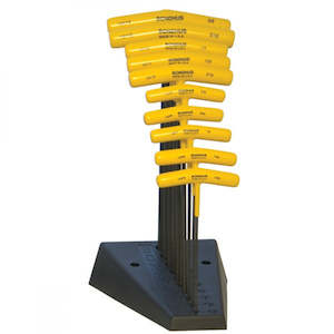 Bondhus: 3/32"-3/8" Bondhus 10Pce Ball End T-Handle Set