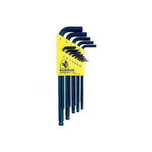 Bondhus: Hex Key L/S -13 Piece Wrench Set .050 - 3/8 With Ball Point