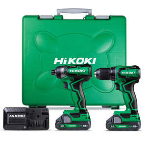 Hikoki: HiKOKI 18V Drill & Impact Driver Combo Kit