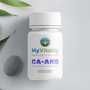 CA-AKG (Calcium alpha-ketoglutarate) 60 x 500mg Capsules