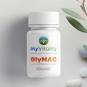 Products: GlyNAC (Glycine & NAC) 60 x 600mg Capsules