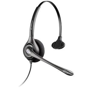 Plantronics: Plantronics Supraplus HW251n Monaural Corded Headset (includes your choice of QD cable)