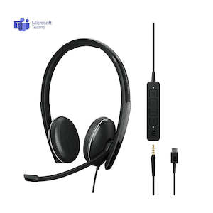 Epos Microsoft Teams Range: EPOS | Sennheiser ADAPT SC 165T USB-C II Stereo Headset - MS Teams & 3.5mm