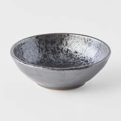Black Pearl: Black Pearl Small Shallow Bowl