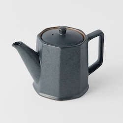 Matte Black: Black Octagonal Teapot