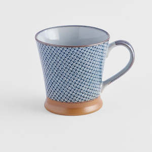 cup: Indigo Shibori Coffee Mug