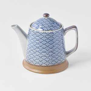 Teapots: Indigo Wave Teapot
