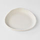 Shell White Onigiri High Rim Plate