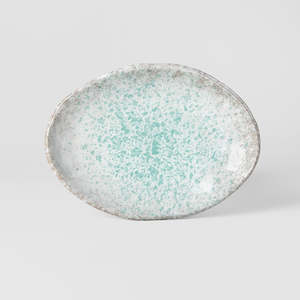 Aqua Splash: Aqua Splash Medium Oval Plate