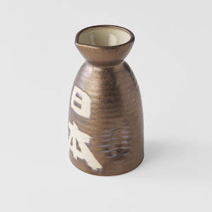 Sake: Copper Kanji Sake Jug