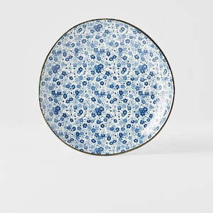 Blue Daisy Uneven Side Plate