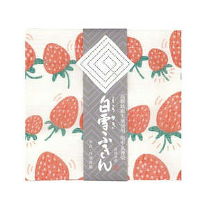 Japanese Cloths Towels: Strawberry Dishcloth