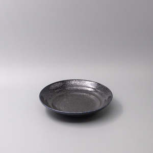 Midnight Pearl Shallow Bowl