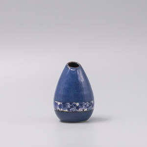 Indigo Yuzen Pinecone Vase