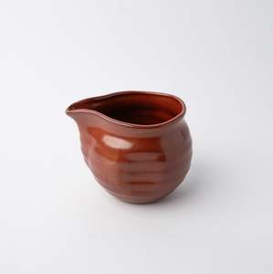 Sauce Dishes: Reddish Brown Pourer