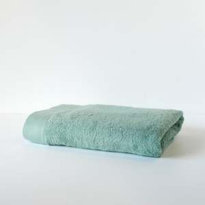 Japanese Cloths Towels: Ferghana Bath Towel in Light Green