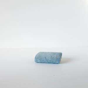 Japanese Cloths Towels: Ferghana Face Towel in Light Blue