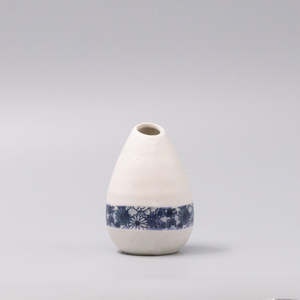 Whites: White Yuzen Pinecone Vase