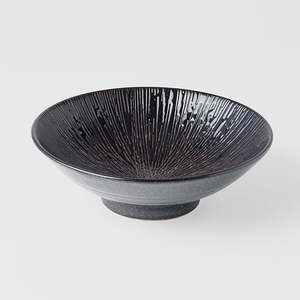 Ramen Bowls: Bronze Converging Ramen Bowl