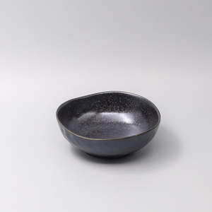 Matte Black: Matte Black Medium Uneven Bowl