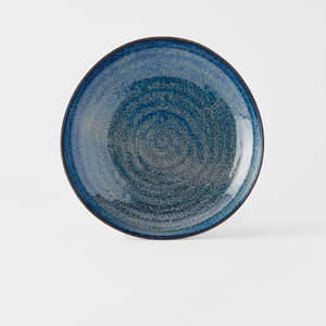 Indigo Blue Uneven Plate