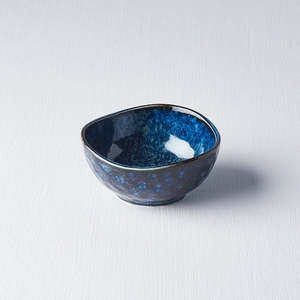 Indigo Blue Uneven Sauce Dish
