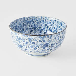 Blue Daisy U Shape Bowl