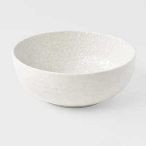 White Star Deep Serving Bowl