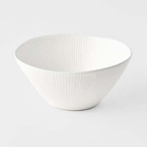 Snow Leaf Large Deep Bowl