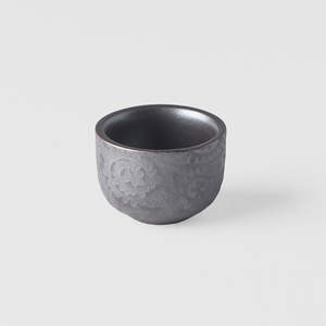 Black Scroll Sake Cup