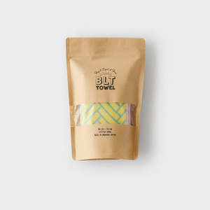 Japanese Cloths Towels: Yellow Herringbone BLT Towel