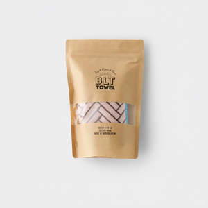 Japanese Cloths Towels: Pink Herringbone BLT Towel