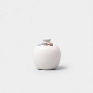 Whites: White Round Vase