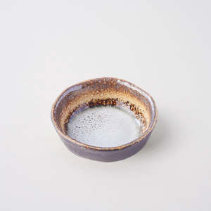 Akane Grey Round Sauce Dish