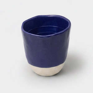 Azure Lopsided Large Mug