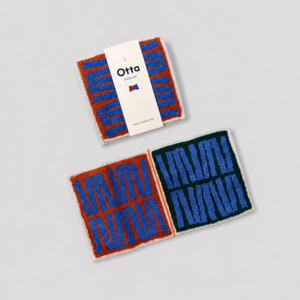 Orange Stripe Otta Compact Towel