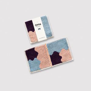 Purple Puzzle Otta Compact Towel
