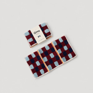 Japanese Cloths Towels: Wine Check Otta Compact Towel
