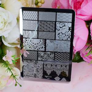 Clearance: Red Iguana Lace Stamping Plate